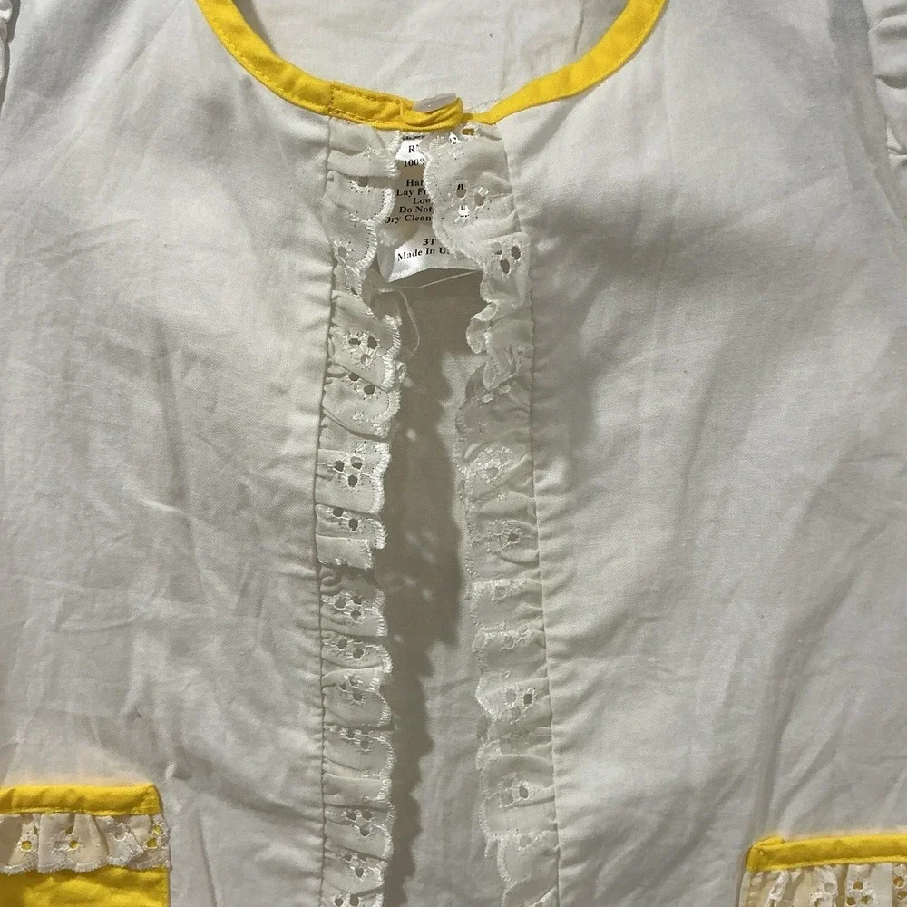 Well Dressed Wolf Icing On The Cupcake Swim Cover‎ Up Girls 3T Eyelet Retro USA